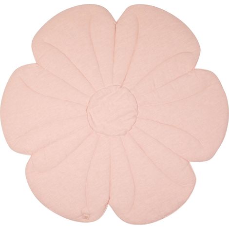 Tapis de sol fleur molletonné bébé enfant bloom house - Rose clair (1/5)