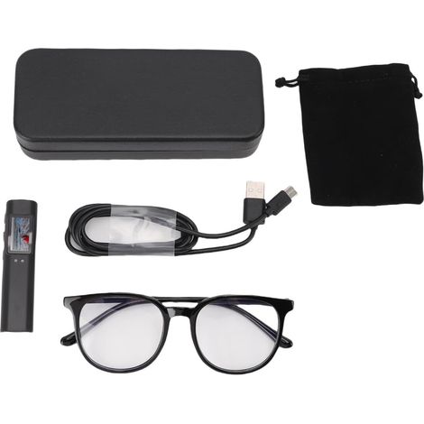 Caméra Montée sur Le Corps, Caméra de Carrosserie Portable HD 2,7k avec Support Grand Angle de 110 Degrés n'importe où Application D'écran de 0,96 Pouce Visiant FPV pour la (Black) (1/5)