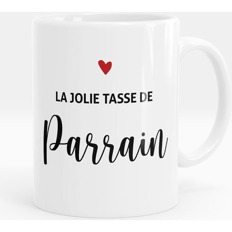 Mug - Tasse personnalisée - La jolie tasse de parrain - Mug Jaune (1/5)