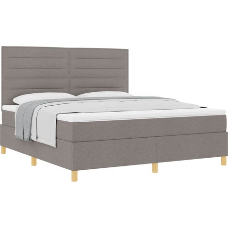 Maison Exclusive - Letto a molle con testiera Talpa 180 x 200 cm Tessuto (1/5)