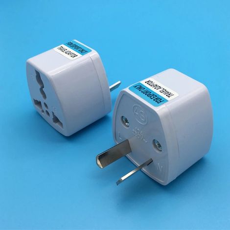 Universal Adapter Lightweight US EU To AU Power Plug Reusabl (1/4)