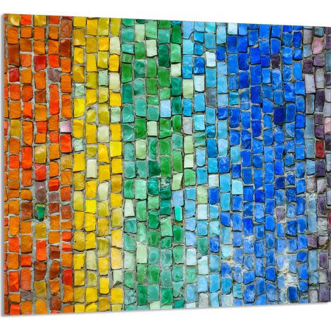 PANNELLO IN VETRO PER CUCINA 65x60 Colorato (1/5)