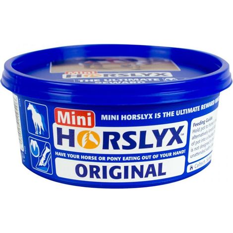 HORSLYX ORIGINAL MINI 650g per integrare le carenze nutrizionali del cavallo supplemento da leccare