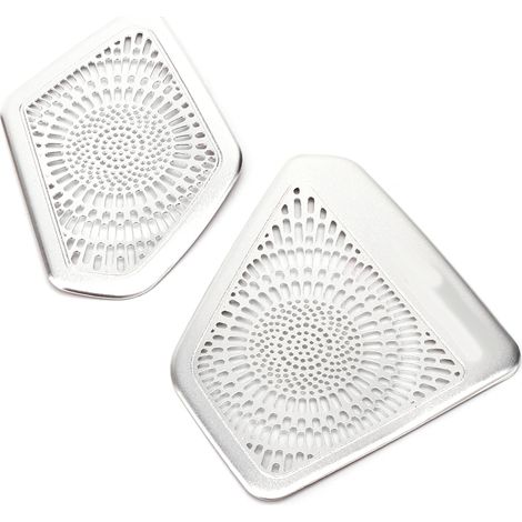 2pcs Grille Aération Climatiseur Tableau Bord Cadre Enjoliveur Maille Couvre Bouche Évacuation Air pour Série 3 G20 G28 2020 (1/3)