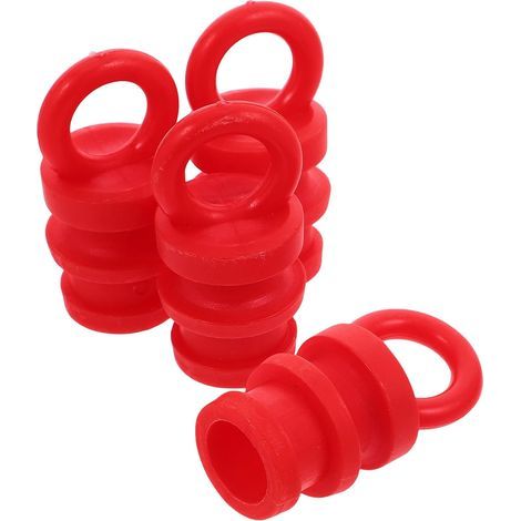 Warnpfostenkappen in Rot 4 Stück aus PE Polyethylen mit
