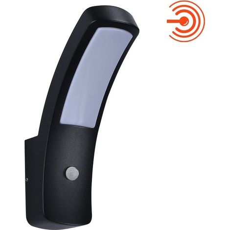 Applique extérieur avec détecteur PIR "LUS" 13W IP54 - Noir (1/5)