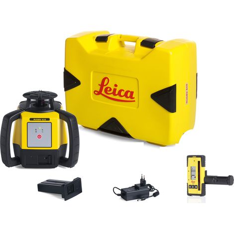 Laser LEICA Rugby 610 mit Koffer mit Li-Ionen-Akku und Rod Eye Empfangszelle 120- 6011149