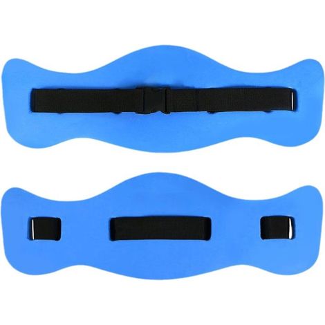 Cinturón de flotación para natación - Cinturón de ejercicio aeróbico acuático - Ayuda de flotación de espuma Aqua Fitness - Azul (1/5)
