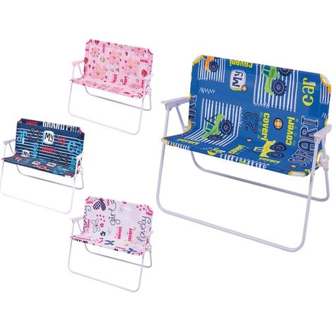 Divano divanetto per bambini da giardino sedia panchina bimbi baby poltrona tessuto coveri (1/5)