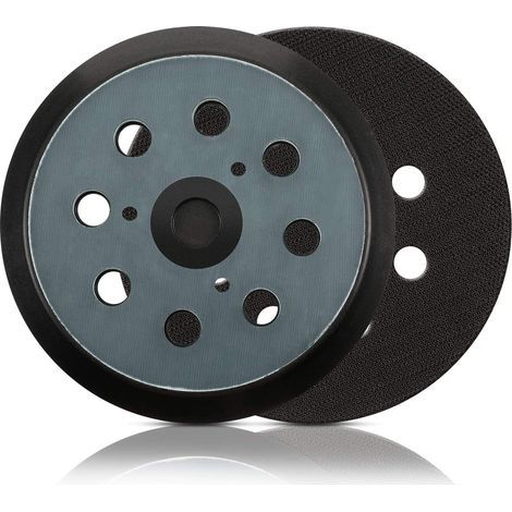 2Pcs Plateau Ponceuse pour 125mm, Plateau de Ponçage 8 trous pour Makita BO5041 M9202B M9204B DBO180 (1/5)