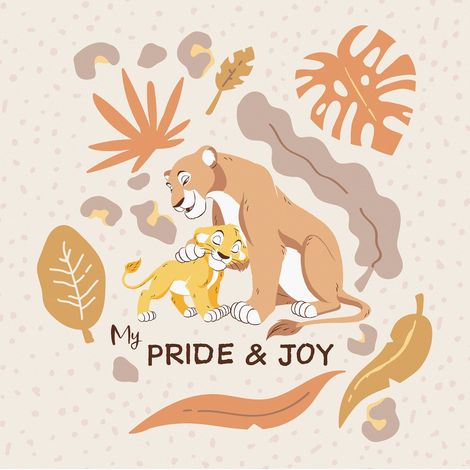 Komar Wandtapete - Disney The Lion King My Pride and Joy - 250 x 250 cm - Vlies - für Kinderzimmer (1/3)