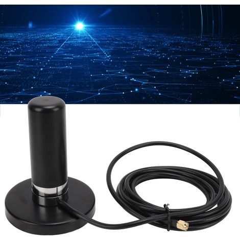 Antenne miniature 4G XP-4G-017 de 3 mètres, antenne de station de base 4G/GSM/433 MHz, émetteur omnidirectionnel à gain élevé, antenne à ventouse pour véhicule, connecteur SMA. (1/5)