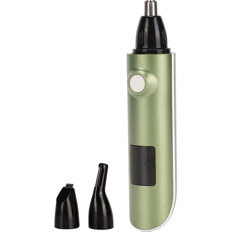 Tondeuse Nez 3-en-1 Professionnelle, Coupe-Polis USB Rechargeable, Épilation Sûre et Précise, Kit de Soins pour Hommes, Charge Rapide, Portable (1/5)