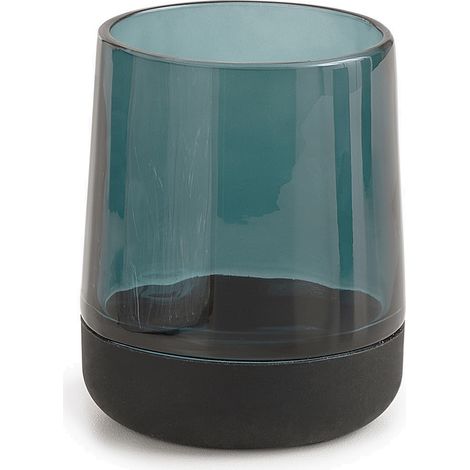 Portaspazzolini d' appoggio in vetro e silicone NC98 Gedy serie NICOLE Verde (1/2)