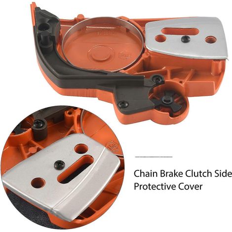 Couvercle de protection latéral d'embrayage de frein de chaîne pour tronçonneuse 340 345 346 350 353 357 359 (1/2)