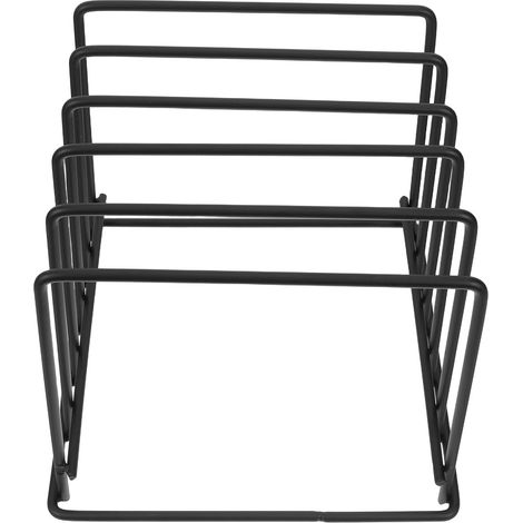 à découper et rangement vertical peu encombrant en fer noir