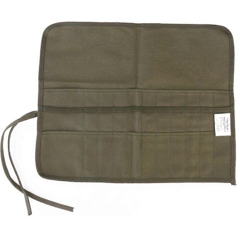 Étui enroulable pour pinceaux de peinture (vert)-Green (1/2)