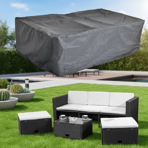 Schutzhülle Gartenmöbel Abdeckplane Gewebeplane Plane Schutzplane 247x130x108 CM (1/5)