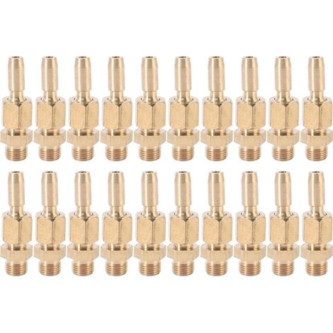 Lot de 20 buses de à eau DN6 en laiton de 1/8" - Buses (1/5)