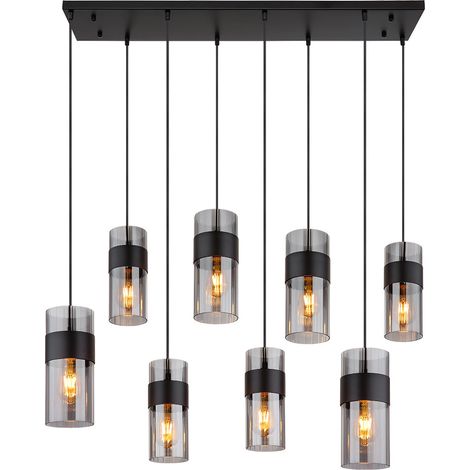 Globo - suspension - Scarfina - noir - verre verre fumé - grande (1/5)