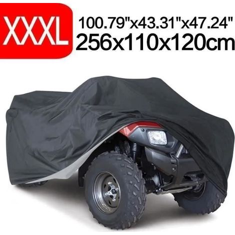 Motorrad-/Quad-/ATV-Abdeckung/Schutzhülle, wasserdicht, UV-beständig, Größe XXXL, Schwarz (1/4)