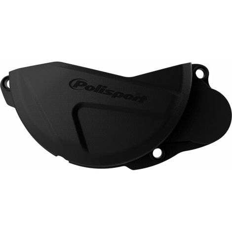 Protector de embrague Polisport KXF 450 06 15, color negro, duradero. (1/2)