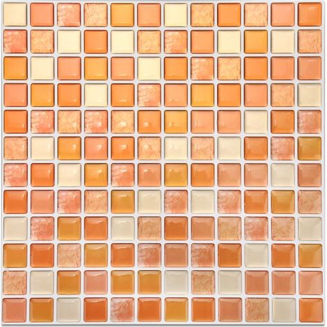 Sticker mural 3D autocollant pour carrelage, à faire soi-même, pour cuisine, salle de bain ou décoration intérieure yjc0015 (1/5)