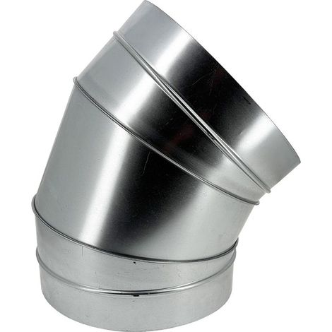 Coude à 45° en aluminium - Ø355mm pour gaine de ventilation (1/2)