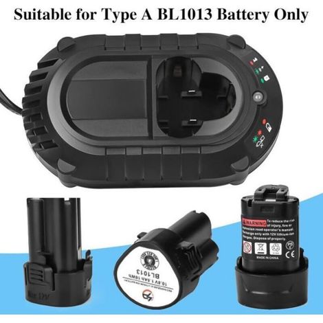 Chargeur Batterie Lithium-ion - 12 V - Compatible Makita BL1013 BL1014 - Usage Domestique - 1 Pièce (1/4)