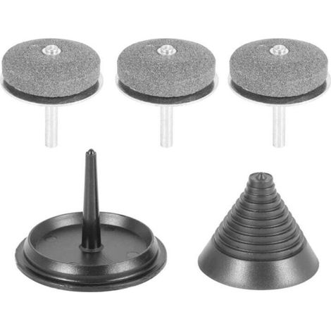 Outil D'AffûTage de Lame Tondeuses à Gazon Kit D'Accessoires Perceuse AffûTeuse Lames Tondeuse pour éLectrique et Main