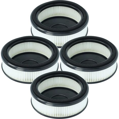 vhbw 4x Filtro reemplaza Nilfisk 128389458 para aspiradora - filtro Hepa negro (1/4)