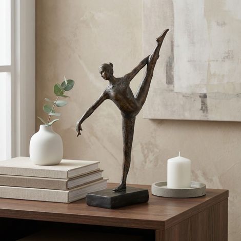Bronze Ballerina Dance Class Ornament (1/2)