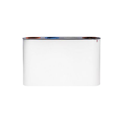 Estación de separación de materiales Lune  4 x 38 l  blanco