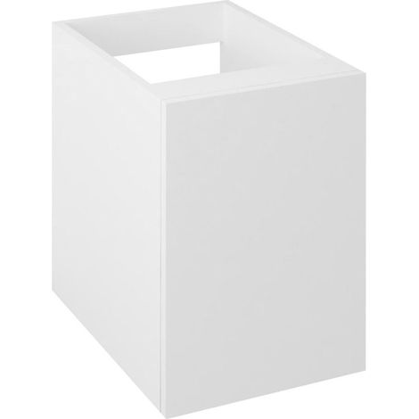 TREOS armoire à portes inférieures 35x53x50,5cm, droite/gauche, blanc mat (1/5)