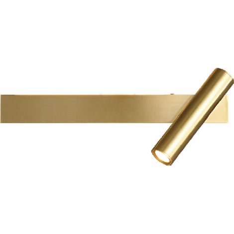 Barra - Elegante lampada da parete moderna in oro 30 cm - Destra (1/4)