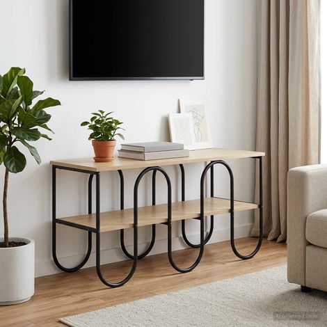 vidaXL Soporte de TV 100 x 40 x 50 cm Roble Sonoma (1/5)