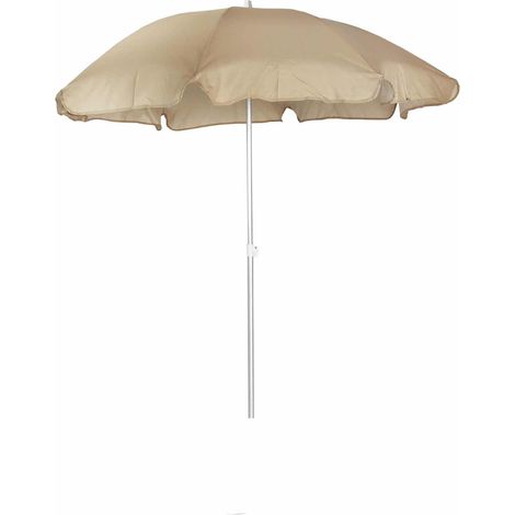 Parasol de Jardín en Aluminio Chillvert Gandía Ø180 cm Camel Anti UV 25 Loneta Anti-Manchas (1/5)