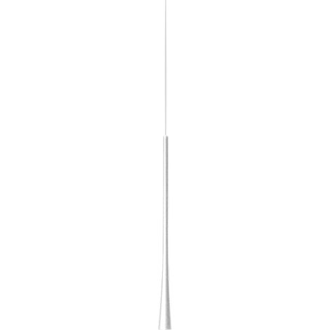 DAFNE SP/I - SOSPENSIONE BIANCA IN ALLUMINIO A LED 213LM 3000K 7W AD INCASSO (1/4)