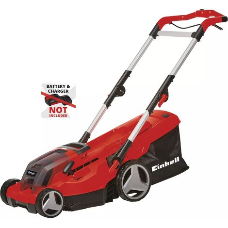 [NUNCA USADO] Cortacésped inalámbrico GE-CM 36/37 Li-Solo - 36 V - Ancho de corte 37 cm - Recogedor de césped 45 L - Altura de corte 25-75 mm - Sin batería ni cargador - REACONDICIONADO EINHELL (1/2)