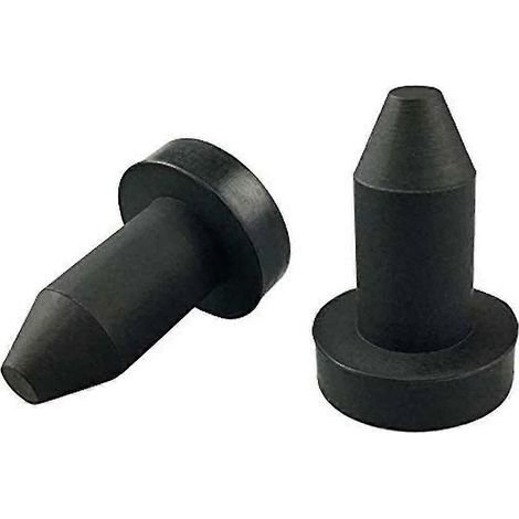 Bouchons en caoutchouc résistants pour kayak/bateau (noirs) (6 pièces) (1/5)