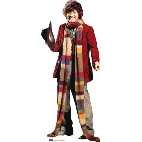 Figurine en carton DOCTOR WHO Tom Baker Quatrième docteur Hauteur 181 cm (1/5)
