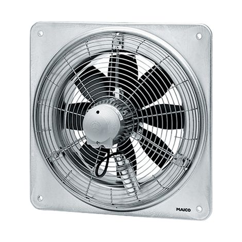 Axial-Wandventilator DZQ 50/6 B quadrat. Wandplatte, Drehstrom, DN500 von Maico - 0083.0130 (1/3)