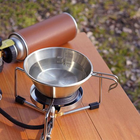 Tasse à café/bol de randonnée de 350 ml avec graduation, vaisselle de camping durable pour les activités de plein air (1/4)
