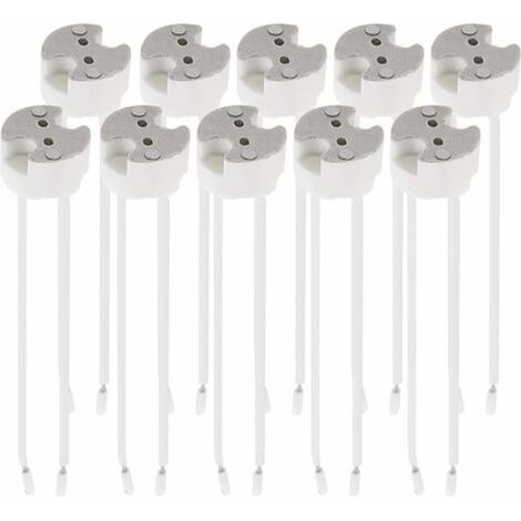 Lot de 10 douilles GU5.3 ou MR16 avec câble 12 V, pour spots halogènes LED et autres ampoules. (1/5)