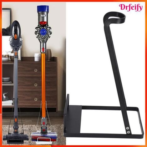Support d'aspirateur - - V6/V7/V10 - Sans perforation - Fer galvanisé - Base stable (1/5)