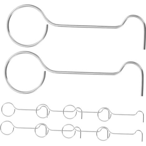Lot de 25 crochets de vidange en acier inoxydable pour