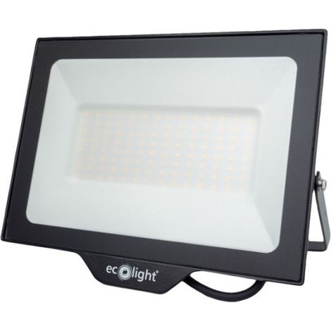 Faretto LED 100W 9000lm 3000K IP65 nero Ecolight NL-1 (1/2)