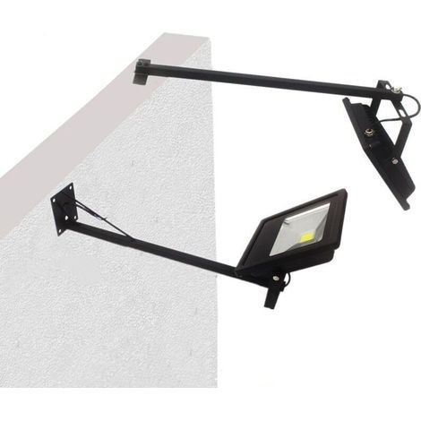 Schilderbeleuchtung – 20-W-LED-Außenstrahler für Schaufenster – 50 cm – Deckenmontage – Schwarz (1/5)
