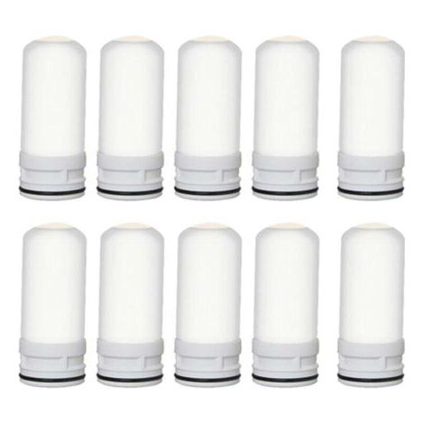 Cartouche de Rechange Céramique pour Filtre à Eau 10 Pièces Facile à Installer (1/4)
