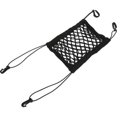 Filet élastique double couche pour voitures et SUV avec sac de rangement, idéal pour enfants (1/5)